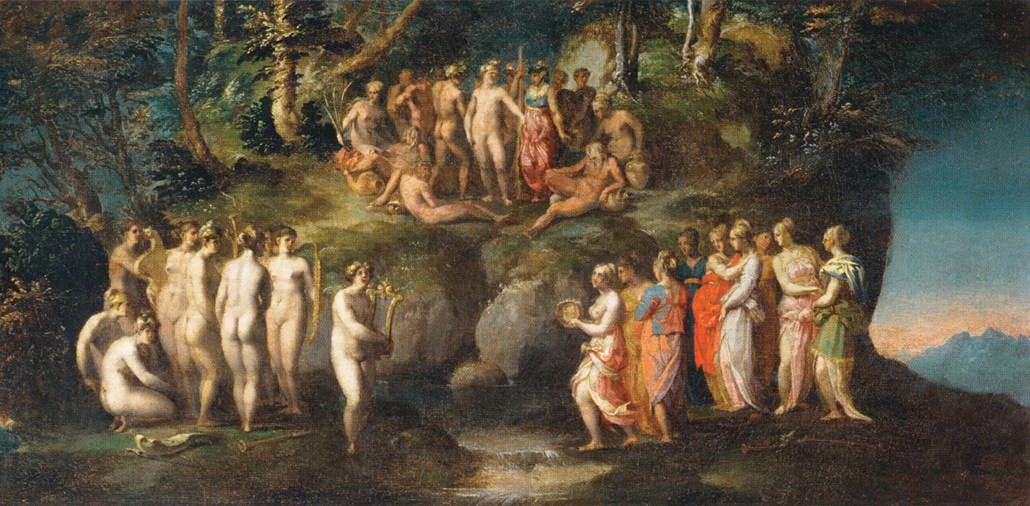 Il Concorso delle Pieridi - Museo del Louvre, Parigi